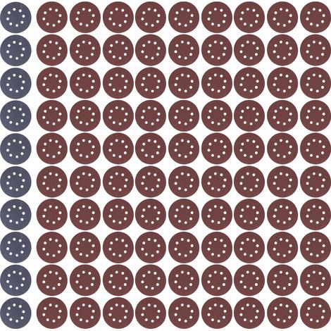 Runde Schleifscheiben (5 Zoll Durchmesser), 100 Stück, Inklusive Schleifpapierkörnungen 80, 180, 240, 320, 400, 800, 1000, 1500, 2000 Und 3000 Für Lederwände