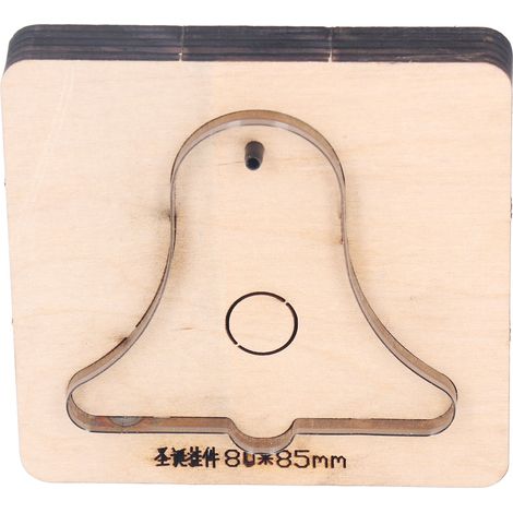 Stanzform Für Leder, Glockenanhänger Mit Lochmuster, Stanzform Aus Holzlegierung Für Bastelarbeiten, Diy