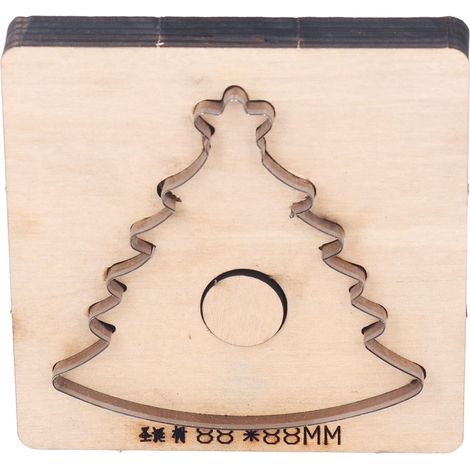 Stanzform Für Leder, Weihnachtsbaum-motiv, Sauber, Schnell Schneidend, Vielseitige Stanzform Für Bastel- Und Diy-projekte