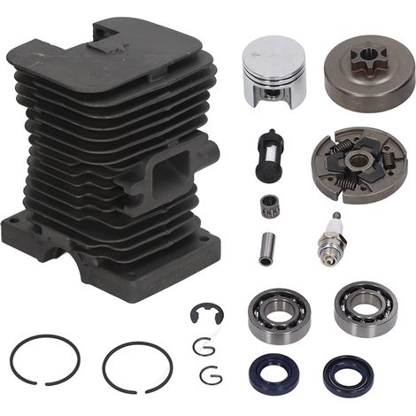 3/8 Zoll 6t Kettensägen-reparatursatz, Zylinder, Zündkerze, Luftfilterlager Für Stihl Ms180 Ms170 38 Mm