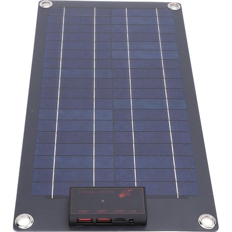 10w 18v Halbflexibles Solarpanel-ladegerät, Faltbarer Usb-anschluss, 100a Ladestrom, Tragbar Für Camping-handys