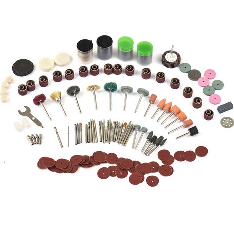 Zubehörset Für Rotationswerkzeuge (508-teilig), Schaftdurchmesser 3,2 Mm (1/8"), Universalbits Mit Tragekoffer, Zum Schleifen, Fräsen, Bohren, Schnitzen, Polieren Und Für Heimwerkerarbeiten.