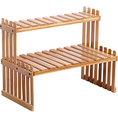 Bambus-pflanzenregal, Blumentopfständer, Balkonständer, Schrankorganizer, Multifunktionale Büroaufbewahrung Für Wohnzimmer, Schlafzimmer, Kinderzimmer