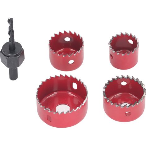 Lochsägen-set Für Holzbearbeitung, M42-stahlschneide Für Aluminium, Holz Und Kunststoff, 5-teilig