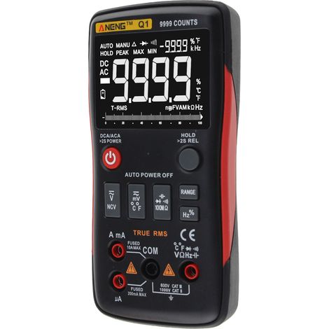 Q1 9999 Punkte Trms Auto-rotmultimeter Mit Temperaturanzeige
