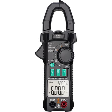 Fy219 6000 Ac/dc + Temperatur-zangenmultimeter, Batterie Nicht Im Lieferumfang Enthalten