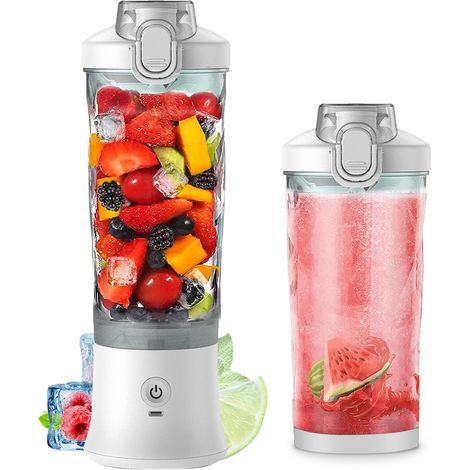 Tragbarer 600-ml-standmixer, Praktischer Mixbecher Für Shakes Und Smoothies, 6 Klingen, 150 Watt, Wasserdicht