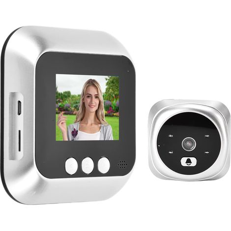 Video-türsprechanlage Mit 2,8-zoll-lcd-bildschirm, 35-grad-digitalspion, Türklingel, Sofortaufnahme Und Heimvideosicherheitssystem
