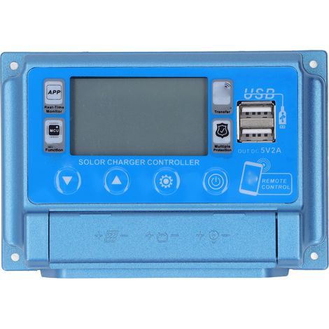 Mppt-laderegler Für Solarmodule, 12 V, 24 V, 36 V, 48 V, 60 V, Automatische Anpassung, Zwei Usb-anschlüsse, Photovoltaik-modulregler Mit Bluetooth, 40 A