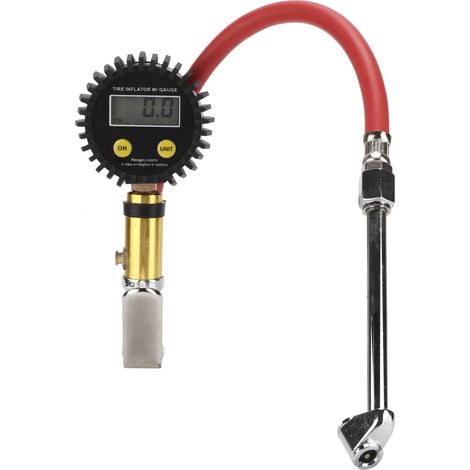 Präziser Reifendruckmesser, Digitale Lcd-anzeige, Luftpumpe Von 3-300 Psi Für Motorräder Und Autos
