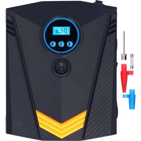 120-w-digital-reifenfüller Mit Tragbarer Automatischer Led-leuchte Für Auto, Fahrrad, Motorrad, 12 V