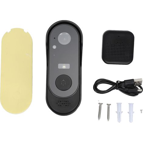 Hd-video-türklingel, Gegensprechfunktion, Nachtsicht, Wasserdicht (ip65), Smartphone-ansicht, Kabellose Kamera, Kompatibel Mit Der Tuya-app