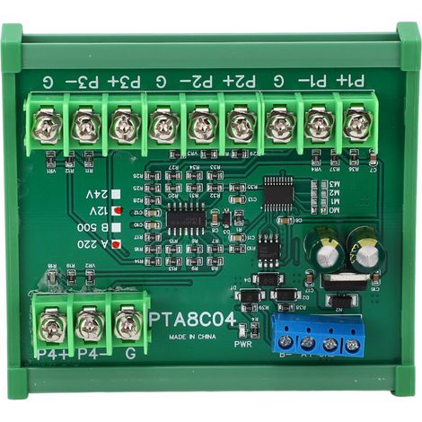 Temperatursensormodul, Pt100 Rtd Rs485 Widerstandssensor Mit B500 Führungsschienengehäuse (-40℃ Bis +500℃) Dc24v