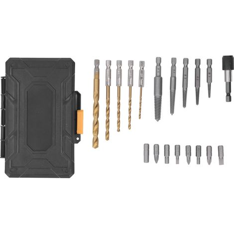 Schraubenausdreher-set, Ausdreher Für Abgebrochene Und Beschädigte Schrauben, Sechskant-spiralbohrer Mit Schraubendreher-bit-set