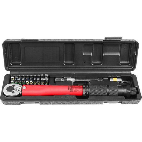 Drehmomentschlüssel-set Mit Einstellbarem Drehmoment, 1/4-zoll-antrieb, 2–24 Nm, Handwerkzeug, Zubehör Für Fahrrad-, Motorrad- Und Autoreparaturen