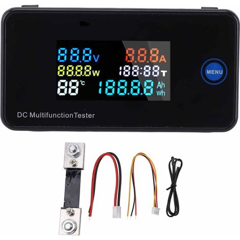 Spannungs- Und Strommessgerät, Digitalanzeige, Farbbildschirm, Energietester, Multifunktionaler Dc 8-120v-monitor
