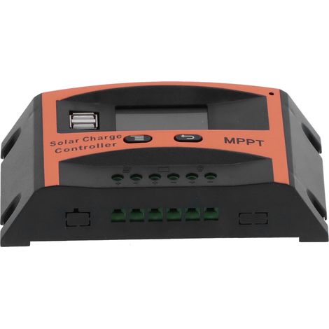 Mppt-solarpanel-batterieladeregler Mit Zwei Usb-anschlüssen, 12 V/24 V, 60 A