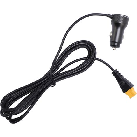 M Langes Zigarettenanzünder-adapter-verlängerungskabel Auf Xt60, Wasserdichter 18awg-buchse-auf-stecker-stecker Für Kraftwerke Und Solargeneratoren
