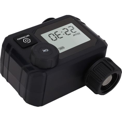 Ip55-bewässerungsuhr, Automatisches/manuelles Bewässerungssystem Mit Verzögerung, Regensicher, Programmierbarer Bewässerungsschlauch Für Den Garten