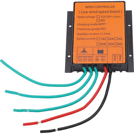 48v Mppt-windkraftanlagen-generatorregler, Led-anzeige, Lastregelung Für 500w Netzteil