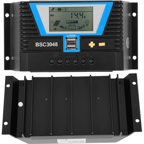 Solarladeregler Für Verschiedene Batterietypen Bsc3048 30a 12v / 24v / 36v / 48v Ladesteuerung