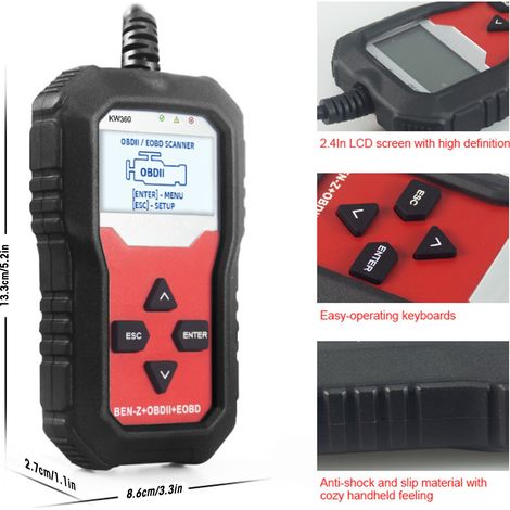 Fahrzeugdiagnosegerät, Kompletter Abs-bremssystemscanner, Geeignet Für Mercedes-benz (englische Version)