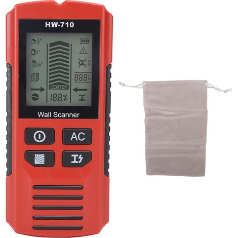 Tragbarer Und Präziser 7-in-1-wandscanner, Elektronischer Kabelsucher Für Holz Und Metall Mit Lcd-bildschirm Für Baustellen