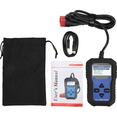 Kw350 Obd2 Kfz-diagnosegerät, Tragbar Mit Ersatz-hintergrundbeleuchtung Für Seat Leon, Ateca, Ibiza Und Altea