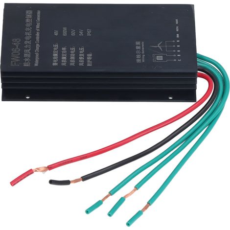 48v 600w Windturbinen-laderegler, Integriertes Design, Automatisches Laden, Ip67 Wasserdichter Generatorregler