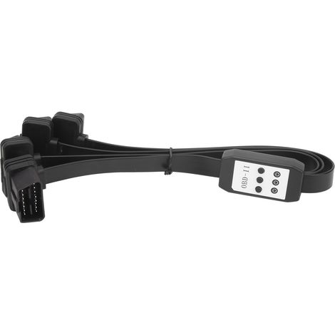 Obd2-verlängerungskabel-splitter (1 Auf 3), 48 Cm, 16-poliges Anschlusskabel Mit Schalter, Kfz-diagnosegerät