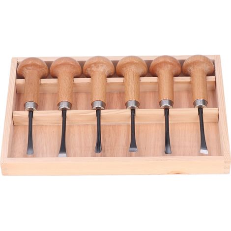 Holzschnitz-meißelset, Handwerkzeuge, Pilzgriff, Bastelzubehör, Diy