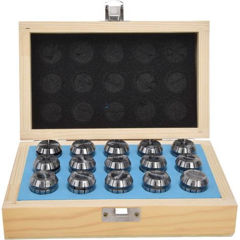 Er25-federklemme, 15 Stück, Hochpräzises Spannfutter Aus Kohlenstoffstahl, Cnc-graviermaschinenteile 2 Bis 16 Mm