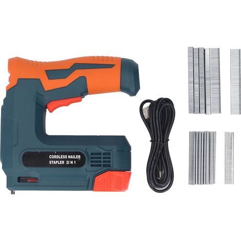 Tragbarer Akku-nagler, Akkubetriebene Nagelpistole, Usb-ladegerät, Für Die Holzbearbeitung