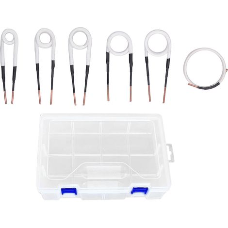 Induktionsheizspulen-set, 6-teilig, 3 Mm Messingkern, 20 25 30 35 40 Mm, Freiformbare Drähte