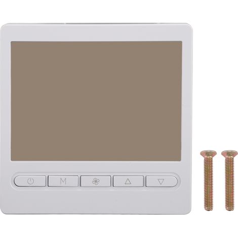 2-in-1 Programmierbarer Thermostat 3a/10a Lcd, Intelligenter Temperaturregler Für Klimaanlage Und Fußbodenheizung