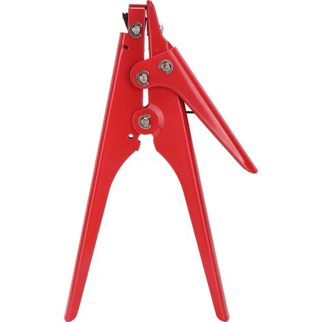 Tragbare Kabelbinderpistole Für Nylonkabel, Einstellbare Spannung, Kunststoff-reißverschlussbefestigung Und Rotes Schneidwerkzeug