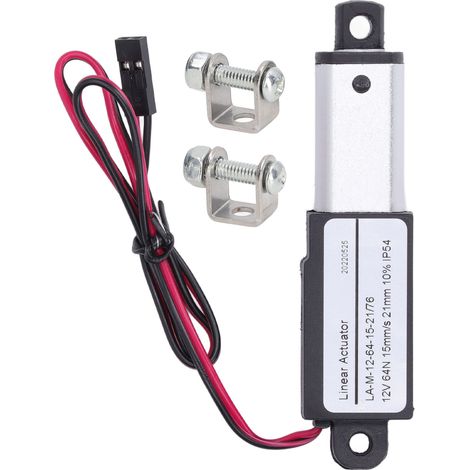 Mikro-linearantrieb Aus Abs-aluminium, Gleichstromversorgung, Mini-bewegung Für Landmaschinen, 12 V, 21 Mm (0,8 Zoll)