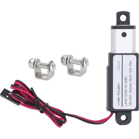 Mikro-linearantrieb Aus Abs-aluminium, Gleichstromversorgung, Mini-bewegung Für Landmaschinen, 12 V, 10 Mm (0,4 Zoll)