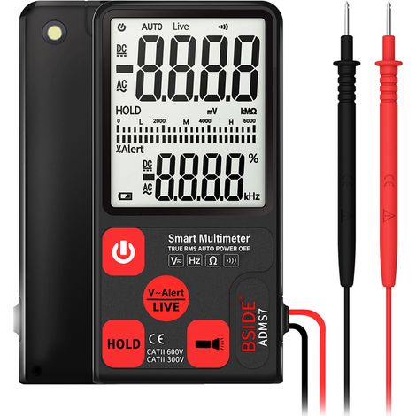 Adms7 Ultraschlankes Auto-multimeter Mit Großem Display