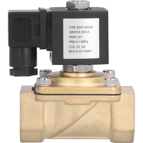 Magnetventil Aus Messing Mit Normalerweise Geschlossener Membran, Elektrisches Zubehör Für Wasser, Luft, Öl, Petroleum, 12 V Gleichstrom