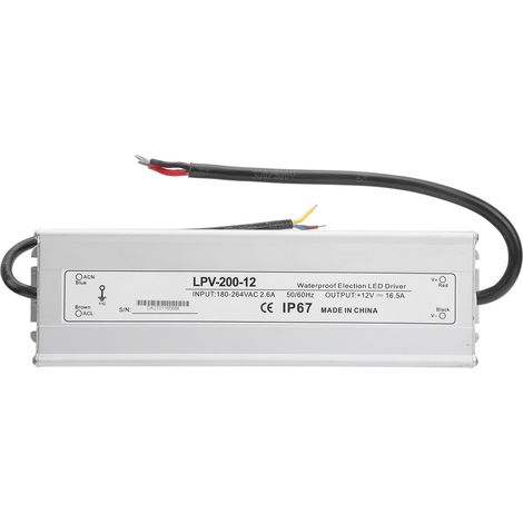 Wasserdichtes Berm-netzteil Für Treibergeräte Der Led-beleuchtungsindustrie, Dc12v 200w Lpv-200-12
