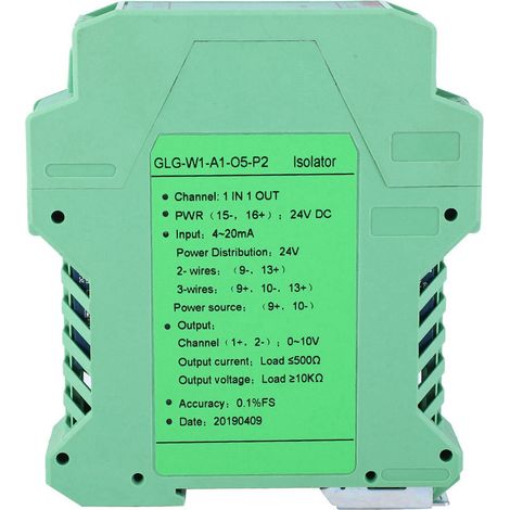 24v Dc-stromsignalisolator-transmitter, 4-20ma Sps-erkennungsaufbereiter (2)
