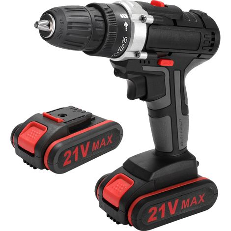 21v Multifunktions-akku-bohrmaschine Mit Hochleistungs-lithium-akku, Wiederaufladbare Handbohrmaschinen