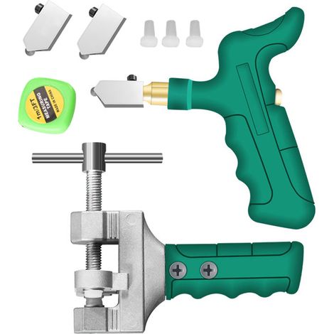 Tragbarer, Manueller Glasfliesenöffner, Handliche Ersatzschneidköpfe, Multifunktionaler Keramikschneider