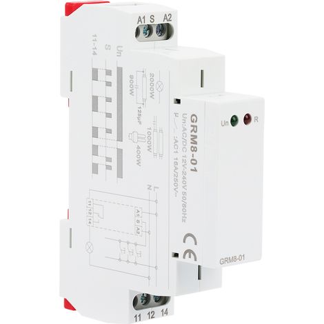 Grm8-01 Elektronisches Impulsrelais Mit Speicherfunktion, Ac/dc 12–240 V
