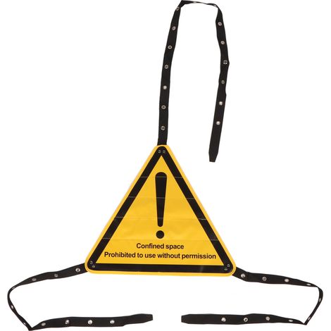 Warnschild, Absperrverriegelung, Verriegelung Für Beengte Räume, Vorsicht, Gefährlicher Ausgang