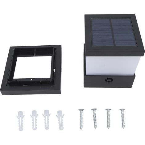 Wasserdichte Solar-led-außenleuchte, Dekorative Außenbeleuchtung Für Hof Und Garten, 3 Farben, Farbtemperatur 3000 K, 4000 K, 6000 K