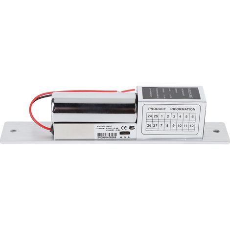 12-v-elektroriegelschloss, Edelstahl, Aluminiumlegierung, Magnetischer Türöffner Zur Zutrittskontrolle