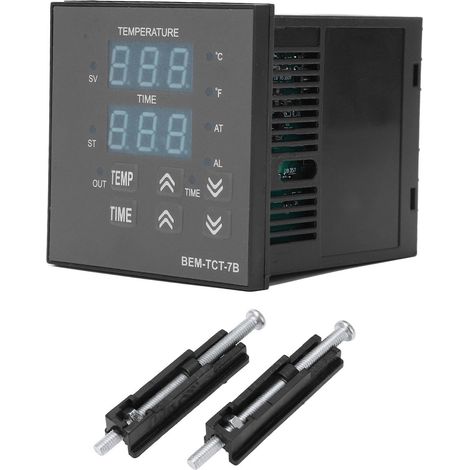 Berm – Temperaturregler, Heizpresse, Thermostat, Integriertes Digitaldisplay, 100–240 V