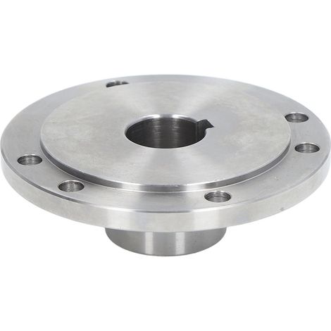 125-mm-drehbankflansch, Spannfutteranschluss Aus Hochmanganhaltigem Stahl Für K11-125, K12-125, K72-125, 20 Mm / 0,8 Zoll